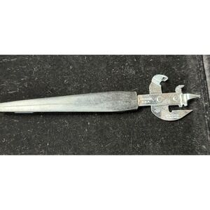Vintage‎ Androck Multi Tool Can Bottle Opener Tempered Tool Steel USA Black